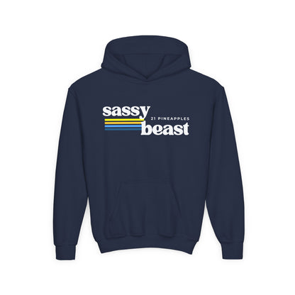 Sassy Beast Retro YOUTH HOODIE