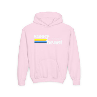 Sassy Beast Retro YOUTH HOODIE