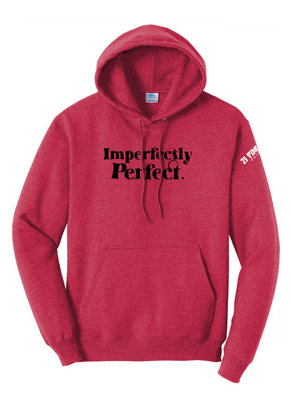 Imperfectly Perfect Black Hoodie