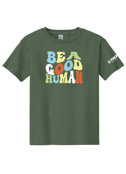 Be A Good Human Groovy Youth Tee