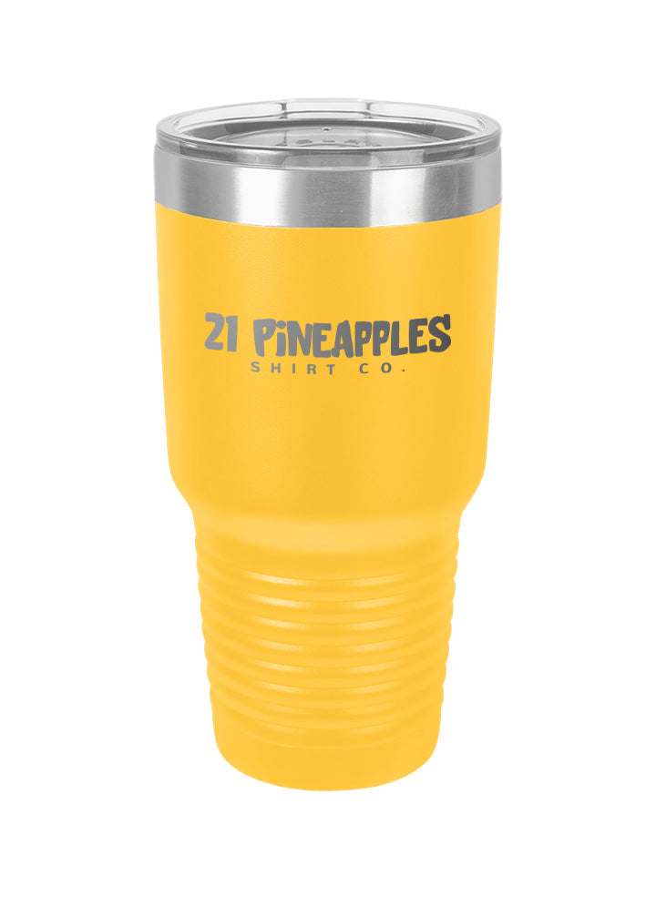 21 Pineapples Shirt Co Laser Etched Tumbler