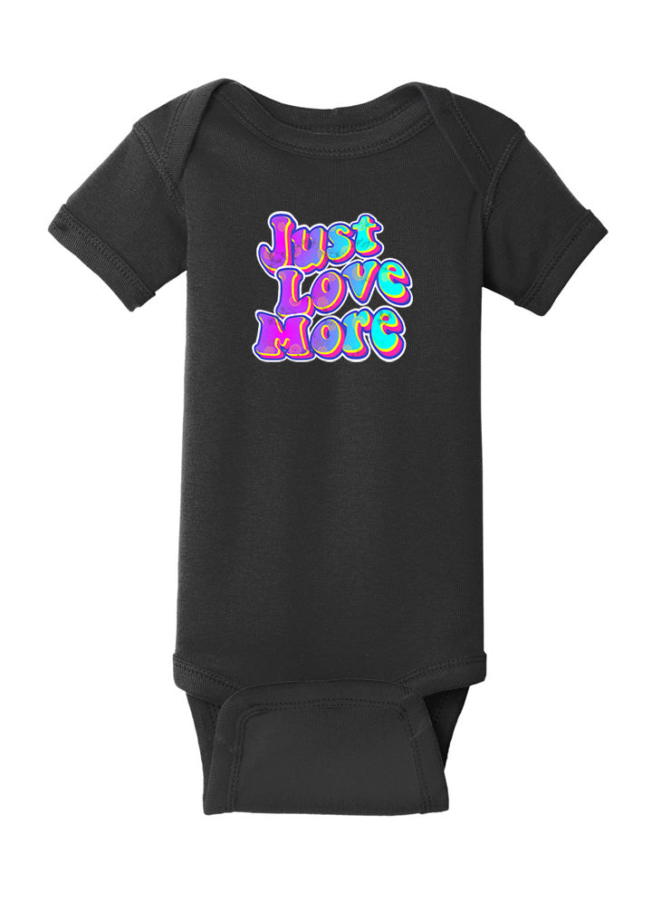 Just Love More Colorful Baby Onesie