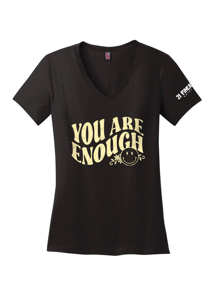 You Are Enough  Women's V-Neck Tee