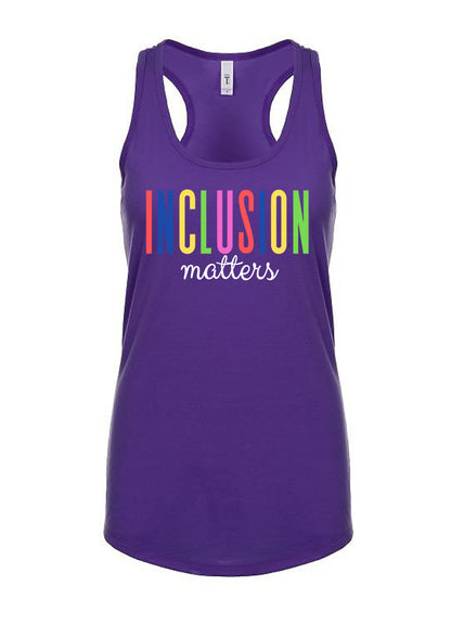 Inclusion Matters Women's Racerback Tank