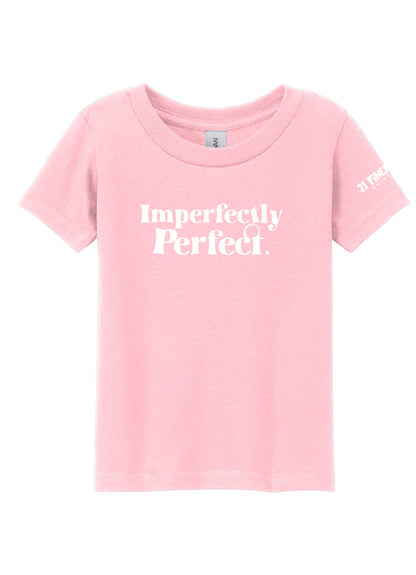 Imperfectly Perfect White Toddler Tee