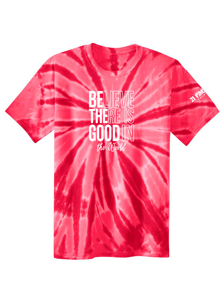Believe There Is Good In The World Youth Tie Dye Tee