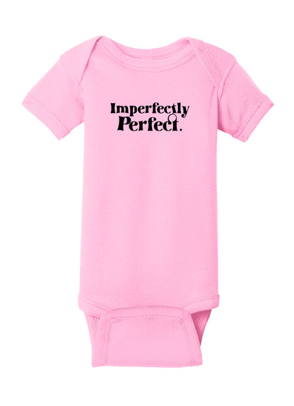 Imperfectly Perfect Black Baby Onesie