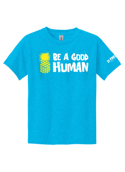 Be A Good Human Cartoon Youth Tee