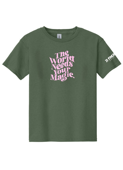 The World Needs Your Magic Youth Tee