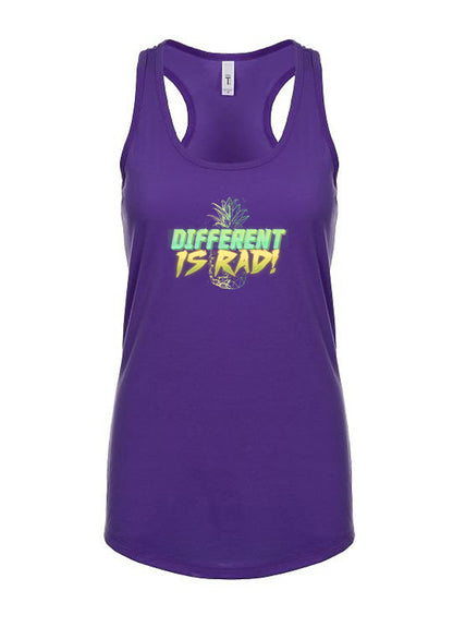 Different Is Rad Women's Racerback Tank