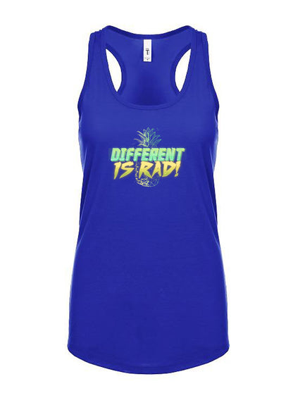 Different Is Rad Women's Racerback Tank