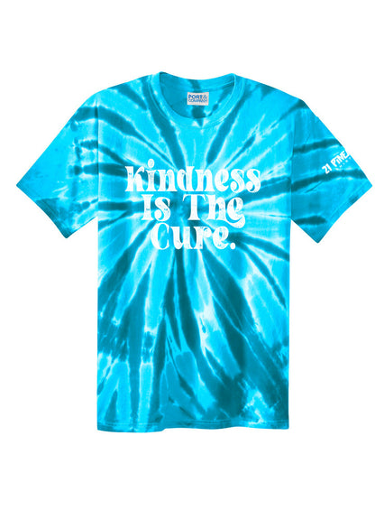 Kindness Is The Cure Groovy Tie Dye Tee