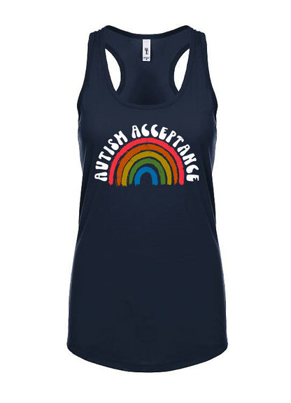 Autism Acceptance Women's Racerback Tank