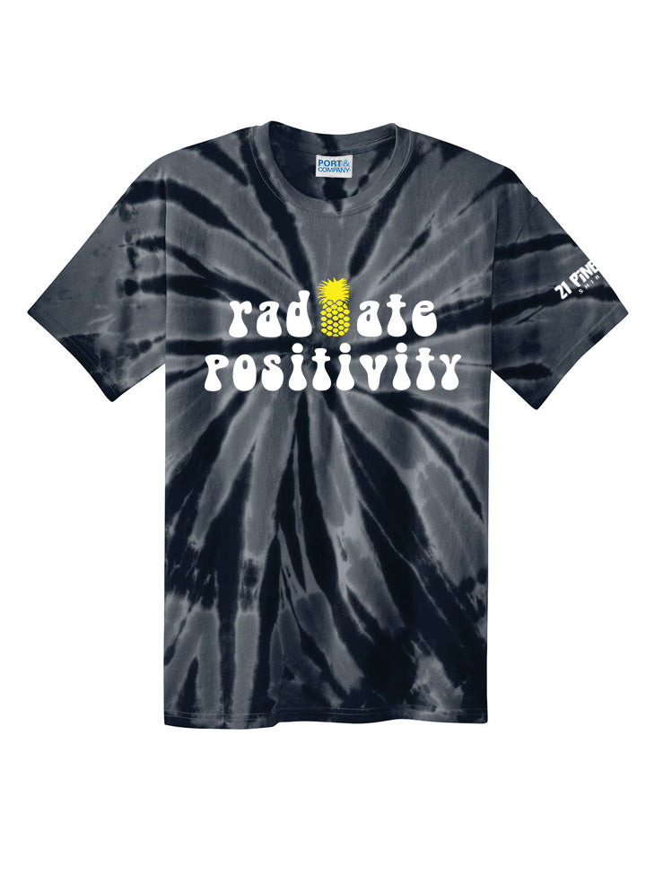 Radiate Positivity Unisex Tie Dye Tee