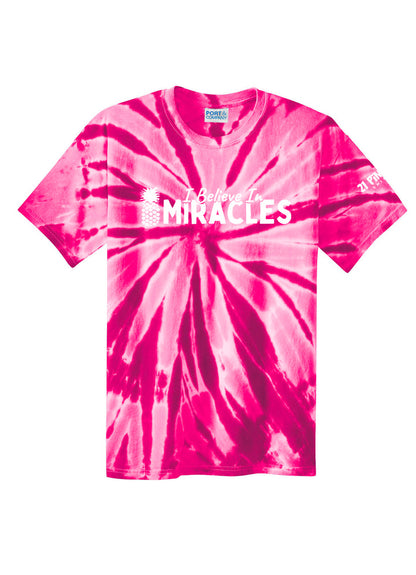 I Believe In Miracles Tie Dye Tee