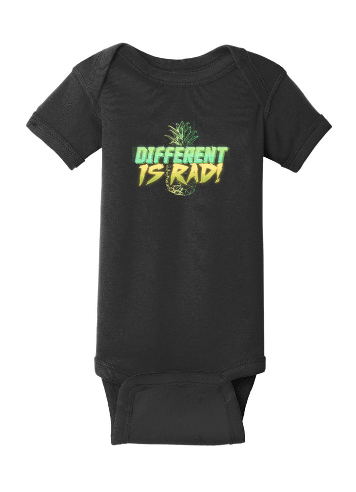 Different Is Rad Baby Onesie