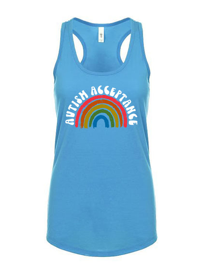 Autism Acceptance Women's Racerback Tank