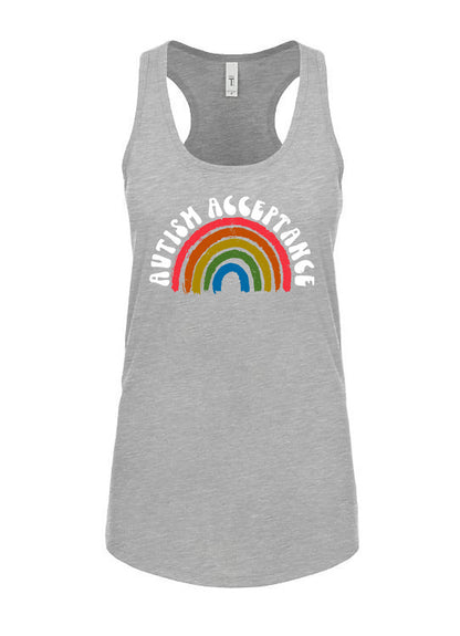 Autism Acceptance Women's Racerback Tank