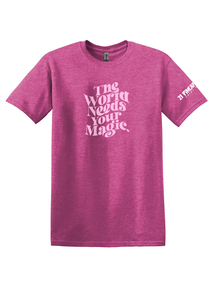 The World Needs Your Magic Softstyle Tee
