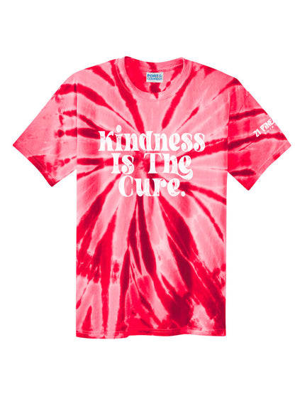 Kindness Is The Cure Groovy Tie Dye Tee