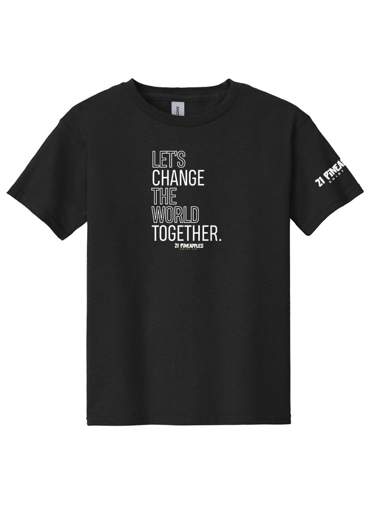 Let's Change the World Together Youth Tee