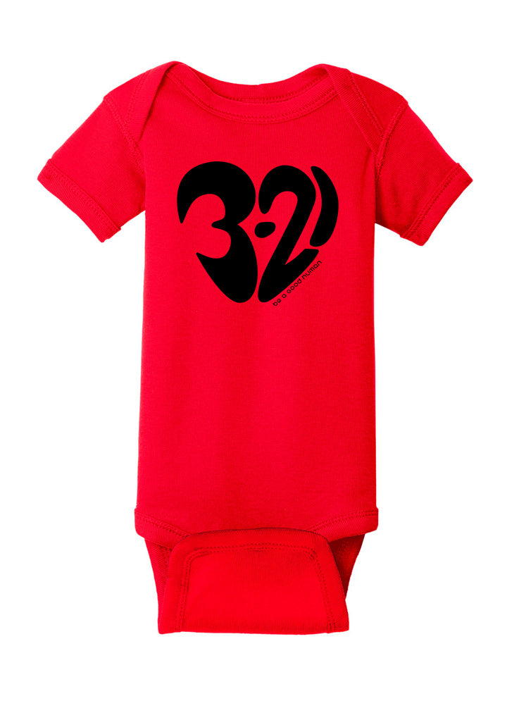 Heart Drip Baby Onesie