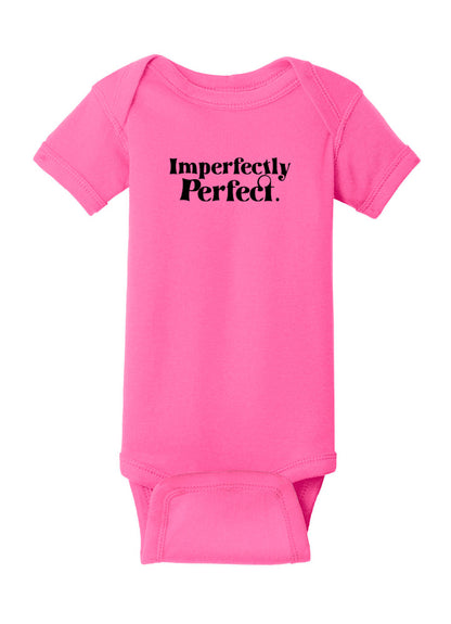 Imperfectly Perfect Black Baby Onesie