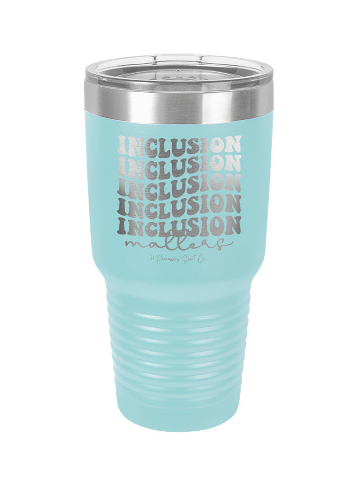 Groovy Inclusion Laser Etched Tumbler