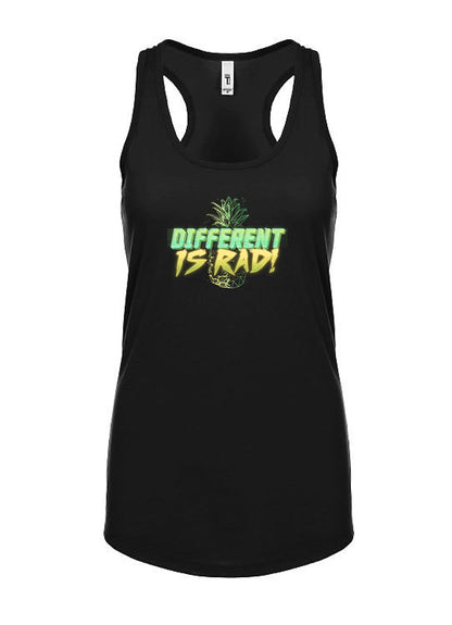 Different Is Rad Women's Racerback Tank