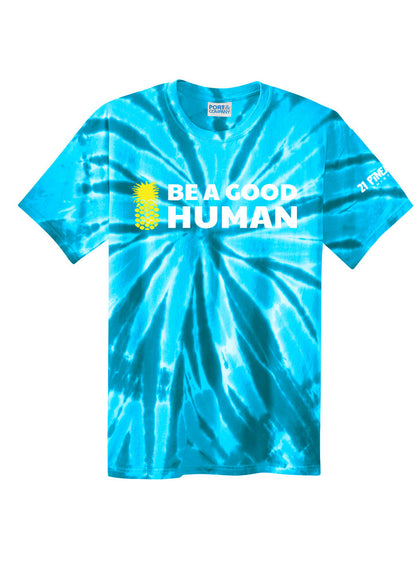 Be A Good Human Main Unisex Tie Dye Tee