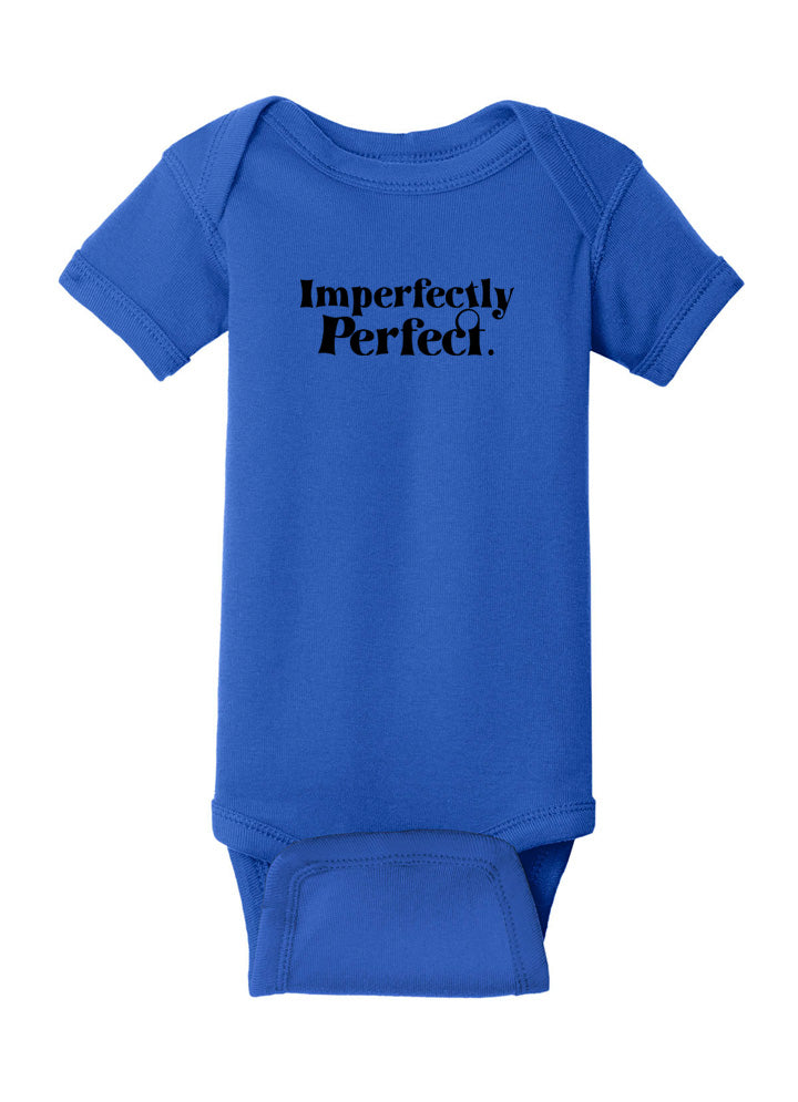 Imperfectly Perfect Black Baby Onesie