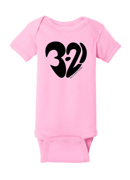 Heart Drip Baby Onesie