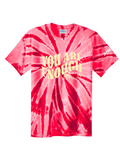 You Are Enough Tie Dye Tee