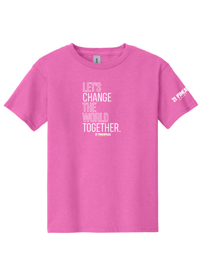 Let's Change the World Together Youth Tee