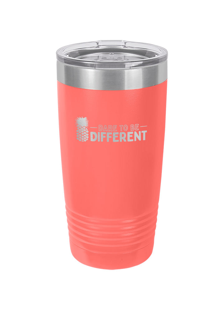 Dare To Be Different Laser Etched Tumbler
