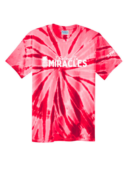 I Believe In Miracles Tie Dye Tee