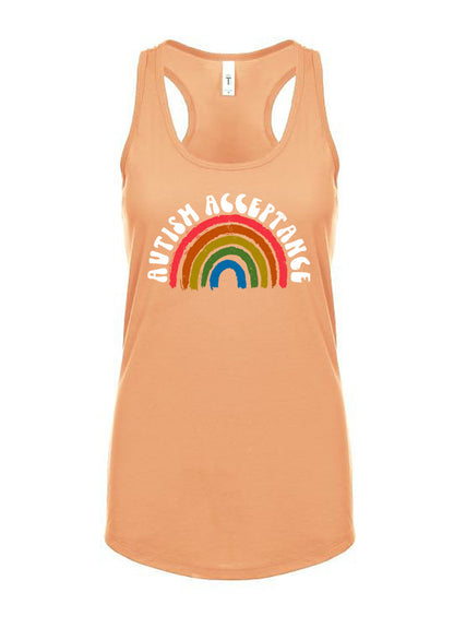 Autism Acceptance Women's Racerback Tank