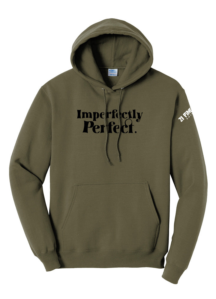 Imperfectly Perfect Black Hoodie
