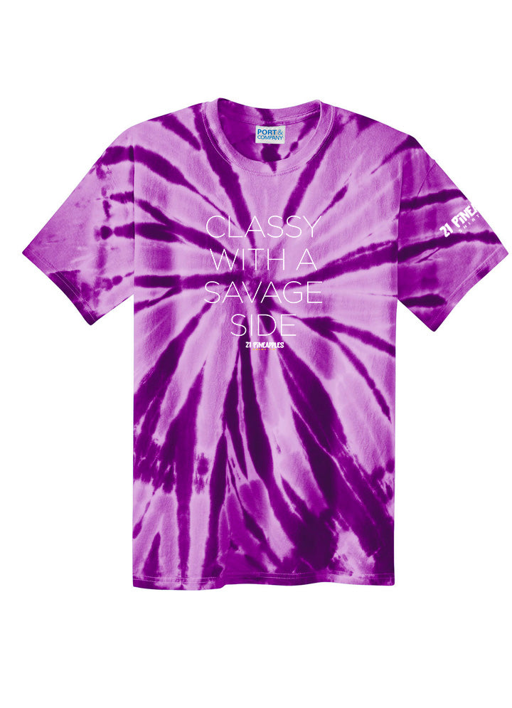 Classy With A Savage Side Tie Dye Tee