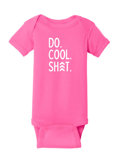 Do Cool Shit Baby Onesie