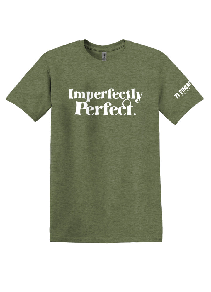 Imperfectly Perfect White Softstyle Tee