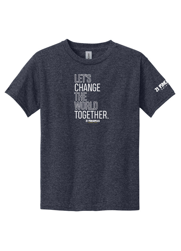 Let's Change the World Together Youth Tee