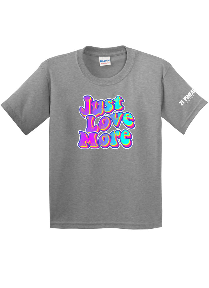 Just Love More Colorful Youth Tee
