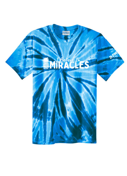 I Believe In Miracles Tie Dye Tee