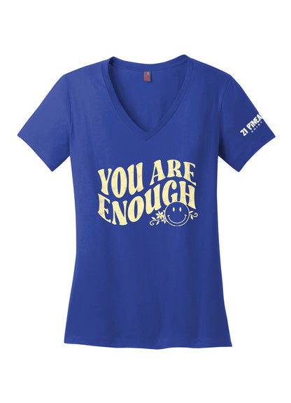 You Are Enough  Women's V-Neck Tee