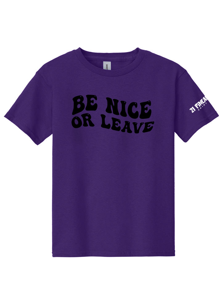 Be Nice or Leave Youth Tee