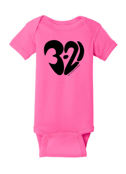 Heart Drip Baby Onesie