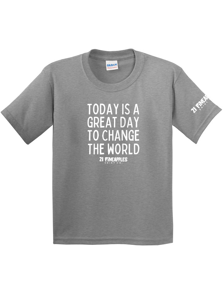 Great Day To Change The World Youth Tee