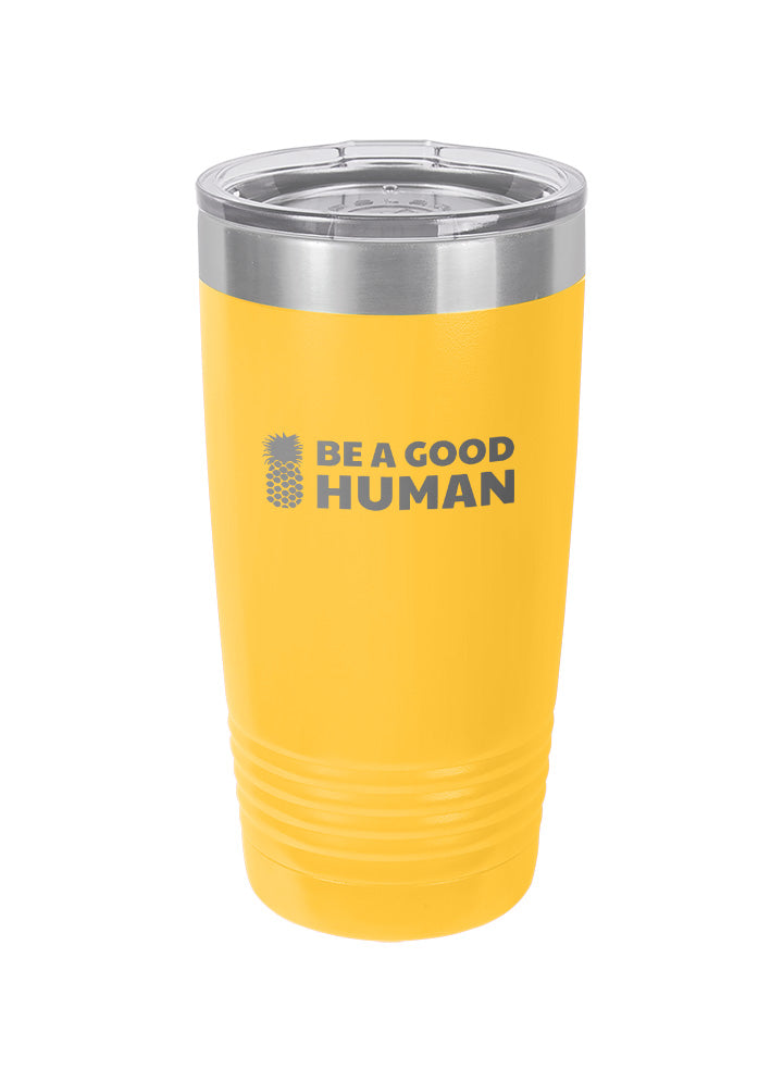 Be A Good Human Main Laser Etched Tumbler