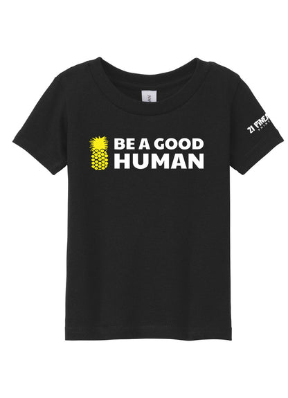 Be A Good Human Main Toddler Tee